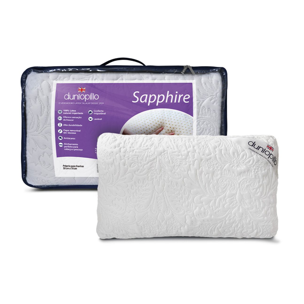 Travesseiro de Látex - Sapphire